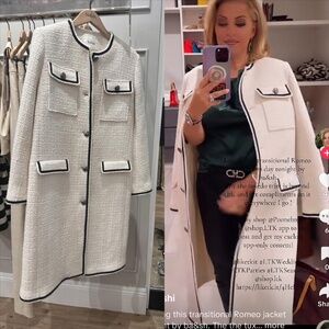 Ba&sh Romeo cotton tweed coat